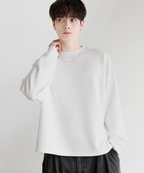 ETELIO(エテリオ)の「【抗ピリング/防シワ】マルチファンクショナリーポンチドローコードロンT(Tシャツ/カットソー・メンズ・ホワイト/ブラック系/チャコール/ネイビー/ホワイト系/ブラック/ブルーグレー/ブルーグリーン/ワイン・S/M/L/XL)」の15枚目の写真