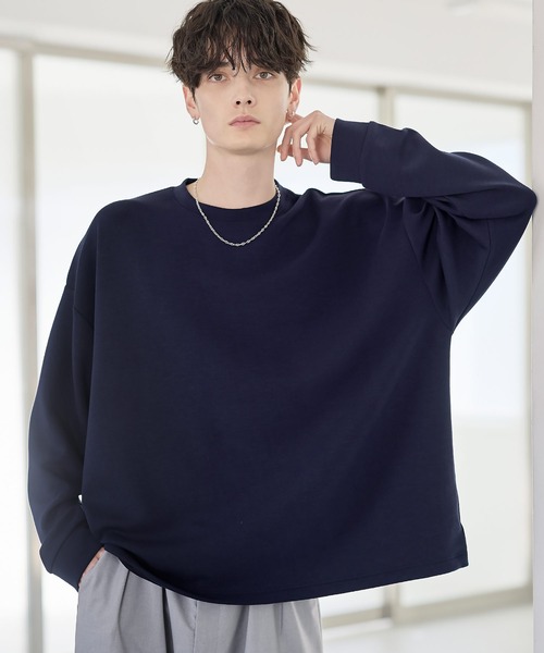 ETELIO(エテリオ)の「マルチファンクショナリーポンチドローコードロンT(Tシャツ/カットソー・メンズ・ホワイト/ブラック系/チャコール/ネイビー/ホワイト系/ブラック/ブルーグレー/ブルーグリーン/ワイン・S/M/L/XL)」の10枚目の写真