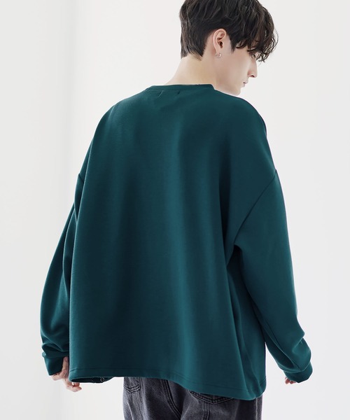 ETELIO(エテリオ)の「マルチファンクショナリーポンチドローコードロンT(Tシャツ/カットソー・メンズ・ホワイト/ブラック系/チャコール/ネイビー/ホワイト系/ブラック/ブルーグレー/ブルーグリーン/ワイン・S/M/L/XL)」の20枚目の写真