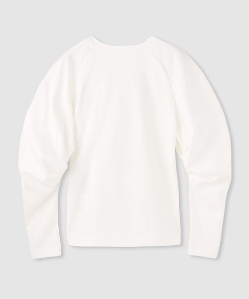 LOULOU WILLOUGHBY(ルルウィルビー)の「【LOULOU WILLOUGHBY】シルバイオポンチデザインスリーブプルオーバー(Tシャツ/カットソー・レディース・ブラック/オフホワイト・2)」の12枚目の写真