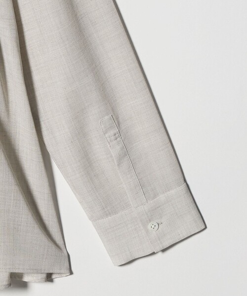 BEAUTY&YOUTH UNITED ARROWS（ビューティーアンドユースユナイテッドアローズ）の「ポリエステル ビッグカラーシャツ 防シワ ウォッシャブル（シャツ/ブラウス・レディース・ナチュラル/ブラック・FREE）」の14枚目の写真