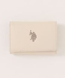 U.S. POLO ASSN.（ユーエスポロアッスン）の「【U.S. POLO ASSN.】 ユーエスポロアッスン ゴートレザー 二つ折り財布 USPA-2736（財布）」