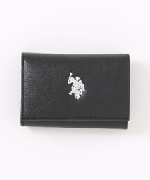 U.S. POLO ASSN.（ユーエスポロアッスン）の「【U.S. POLO ASSN.】 ユーエスポロアッスン ゴートレザー 二つ折り財布 USPA-2736（財布）」