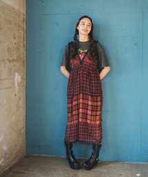 Three Four Time（スリーフォータイム）の「ランダムチェック柄レイヤードワンピース（ワンピース）」