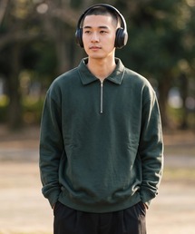 BAY SIDE（ベイサイド）の「【T16】【BAYSIDE/ベイサイド】UNISEX 1/4 ZIP FLEECE A-920（スウェット）」