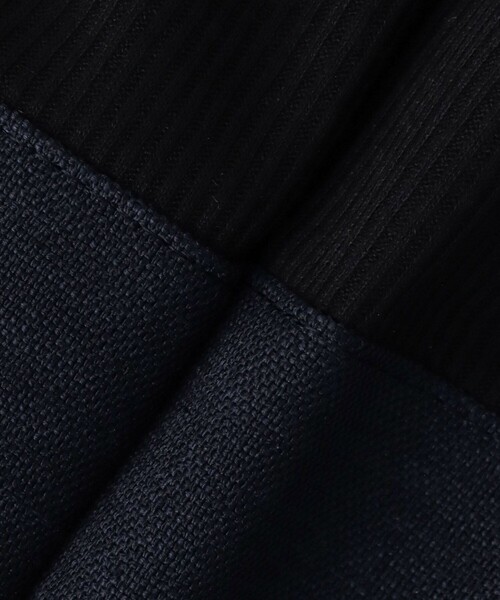 allureville（アルアバイル）の「スラブオックステレココンビワンピース（ワンピース・レディース・ネイビー/ベージュ・2/1）」の3枚目の写真