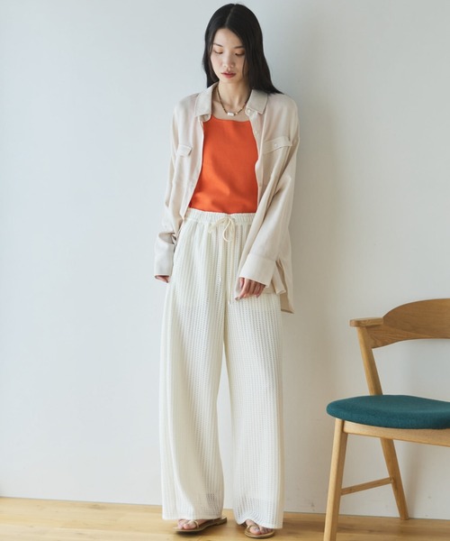 Doux archives(ドゥアルシーヴ)の「リネンライクアウトポケットシャツ(シャツ/ブラウス・レディース・ブラック/ベージュ/サックスブルー・FREE)」の19枚目の写真