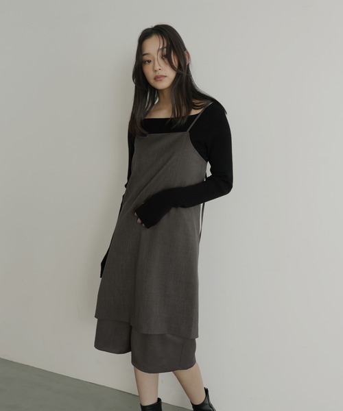 hellam（へラム）の「TRツイルタックハーフパンツ（スラックス・レディース・アイボリー/グレー/ブラック・FREE）」の16枚目の写真