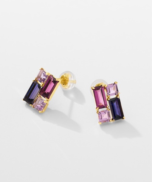 K10 カラーストーン ピアス（ピアス（両耳用））｜Jewel closet by