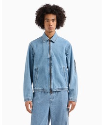ARMANI EXCHANGE | 【A|X アルマーニ エクスチェンジ】ライトブルーデニム ジップアップブルゾン(デニムジャケット)