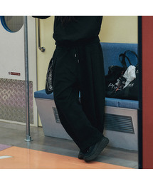 ELIMENO（エリメノ）の「EL フロントピンタックヘビーワイドロングスウェットパンツ 2カラー（スウェットパンツ）」
