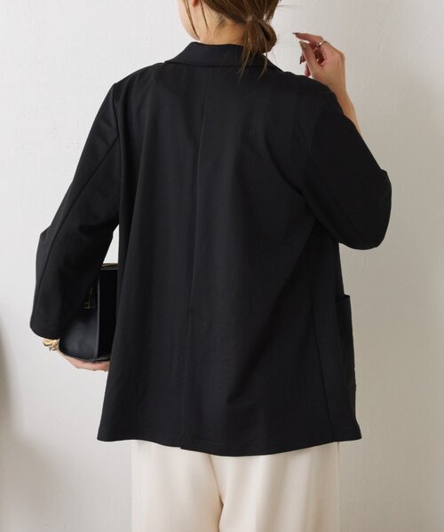 Jena espace merveilleux（ジェナ　エスパスメルヴェイユ）の「7分袖テーラードジャケット（テーラードジャケット・レディース・ブラック/ブラウン・FREE）」の11枚目の写真