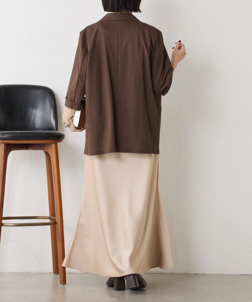 Jena espace merveilleux（ジェナ　エスパスメルヴェイユ）の「7分袖テーラードジャケット（テーラードジャケット・レディース・ブラック/ブラウン・FREE）」の14枚目の写真