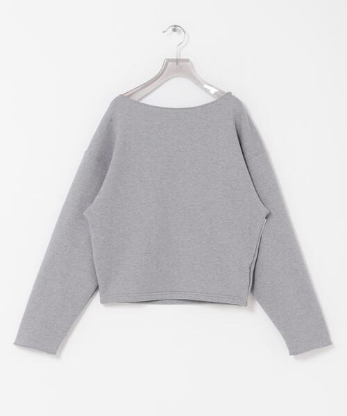 URBAN RESEARCH（アーバンリサーチ）の「カットオフショートスウェット（スウェット・レディース・ブラック/グレー系その他・FREE）」の9枚目の写真