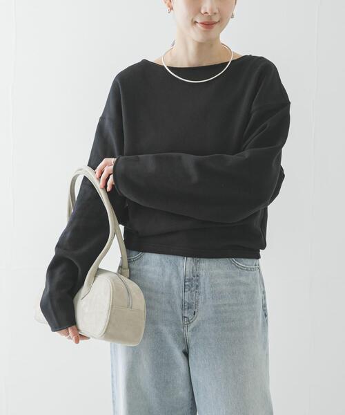 URBAN RESEARCH（アーバンリサーチ）の「カットオフショートスウェット（スウェット・レディース・ブラック/グレー系その他・FREE）」の12枚目の写真