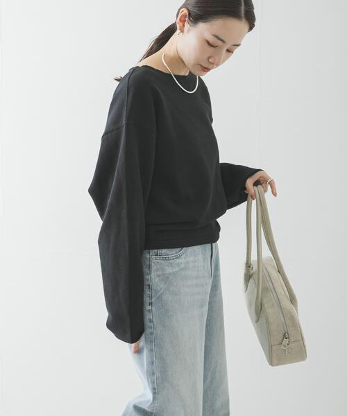 URBAN RESEARCH（アーバンリサーチ）の「カットオフショートスウェット（スウェット・レディース・ブラック/グレー系その他・FREE）」の13枚目の写真