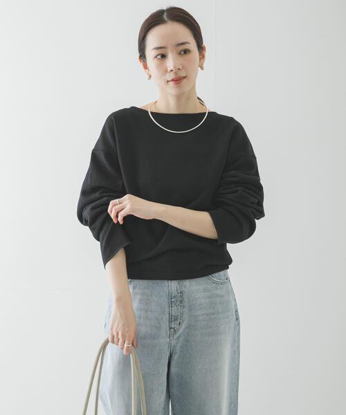 URBAN RESEARCH（アーバンリサーチ）の「カットオフショートスウェット（スウェット・レディース・ブラック/グレー系その他・FREE）」の15枚目の写真