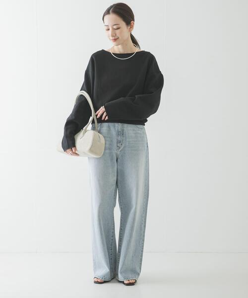 URBAN RESEARCH（アーバンリサーチ）の「カットオフショートスウェット（スウェット・レディース・ブラック/グレー系その他・FREE）」の17枚目の写真