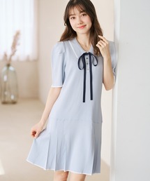 31 Sons de mode | 2026春夏新作 配色ポロニットワンピース(ワンピース)