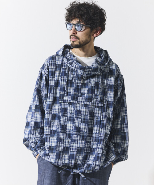 専用　美品★ ドリスヴァンノッテン 23ss アノラック パーカー ブルゾン L セール】HINSON/ヒンソン ビッグシルエット スモッグ アノラック