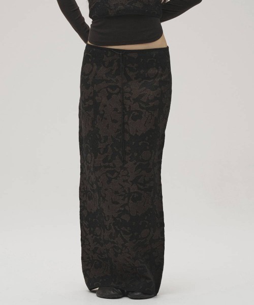 TODAYFUL（トゥデイフル）の「TODAYFUL　Jacquard Knit Skirt ジャガードニットスカート/12610810（スカート・レディース・キナリ/チャコールグレー・36）」の2枚目の写真