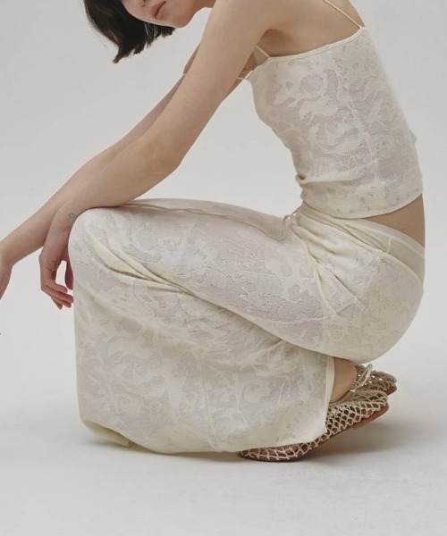 TODAYFUL（トゥデイフル）の「TODAYFUL　Jacquard Knit Skirt ジャガードニットスカート/12610810（スカート・レディース・キナリ/チャコールグレー・36）」の3枚目の写真