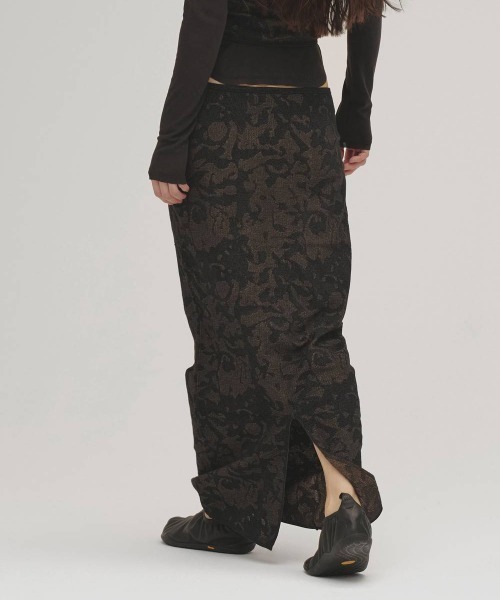 TODAYFUL（トゥデイフル）の「TODAYFUL　Jacquard Knit Skirt ジャガードニットスカート/12610810（スカート・レディース・キナリ/チャコールグレー・36）」の10枚目の写真