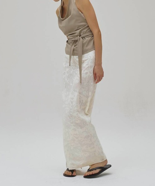 TODAYFUL（トゥデイフル）の「TODAYFUL　Jacquard Knit Skirt ジャガードニットスカート/12610810（スカート・レディース・キナリ/チャコールグレー・36）」の6枚目の写真