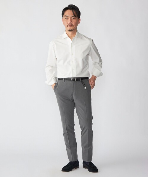 SHIPS(シップス)の「SHIPS: ジャージー ソリッド ワンピースカラー シャツ(Tシャツ/カットソー・メンズ・ホワイト・SMALL/MEDIUM/LARGE/X-LARGE)」の5枚目の写真
