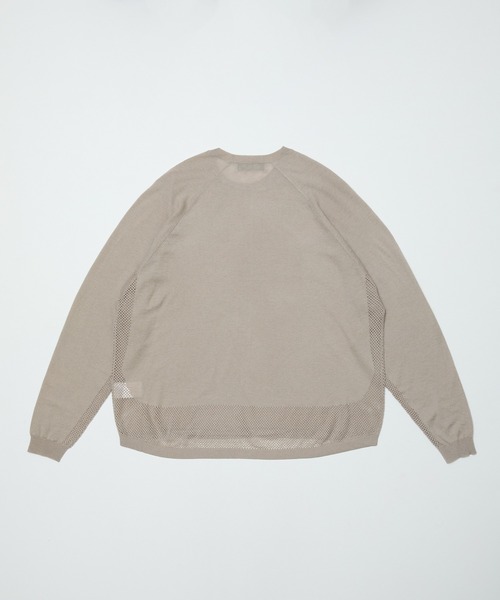 BAL（バル）の「VENTILATION MESH CREW SWEATER（ニット/セーター・メンズ・ブラック/ブラウン/ベージュ・3/2/1）」の13枚目の写真