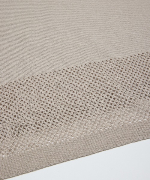 BAL（バル）の「VENTILATION MESH CREW SWEATER（ニット/セーター・メンズ・ブラック/ブラウン/ベージュ・3/2/1）」の17枚目の写真