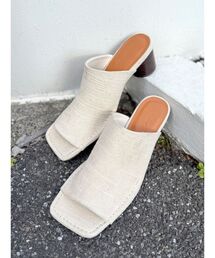 Ungrid | カットデザインヒールサンダル(サンダル)