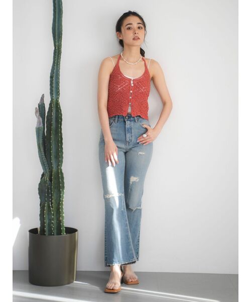 Ungrid（アングリッド）の「カットデザインヒールサンダル（サンダル・レディース・クリア/ブラック/アイボリー・LARGE/MEDIUM/SMALL）」の7枚目の写真