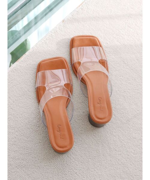 Ungrid（アングリッド）の「カットデザインヒールサンダル（サンダル・レディース・クリア/ブラック/アイボリー・LARGE/MEDIUM/SMALL）」の12枚目の写真