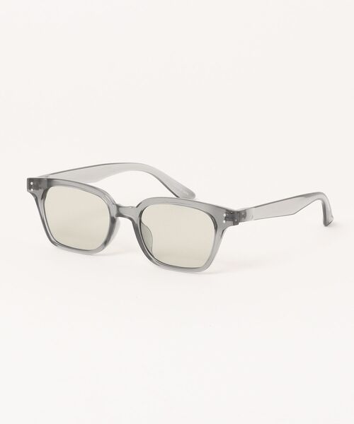 NOCTA サングラス ホワイト グレー レンズ WELLINGTON FLAT LENS SUNGLASSES / ウェリントン フラットレンズ