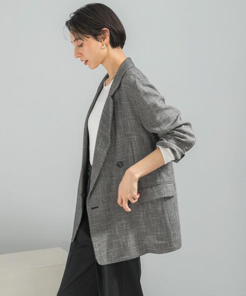 URBAN RESEARCH ROSSO WOMEN（アーバンリサーチ　ロッソ）の「カラミダブルジャケット（その他アウター・レディース・ベージュ/アイボリー・38/36）」の5枚目の写真