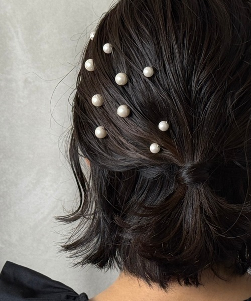 Heartdance(ハートダンス)の「パールUピン10本セット(ヘアピン・レディース・オフホワイト・FREE)」の10枚目の写真