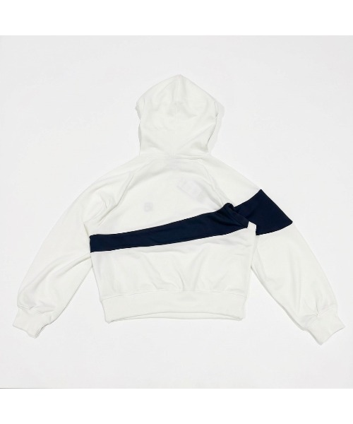 FILA（フィラ）の「SWEAT HOODIE（パーカー・レディース・杢グレー/ブラック/ホワイト・M/XL/L）」の4枚目の写真