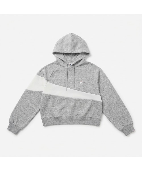 FILA（フィラ）の「SWEAT HOODIE（パーカー・レディース・杢グレー/ブラック/ホワイト・M/XL/L）」の9枚目の写真