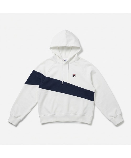 FILA（フィラ）の「SWEAT HOODIE（パーカー・レディース・杢グレー/ブラック/ホワイト・M/XL/L）」の7枚目の写真