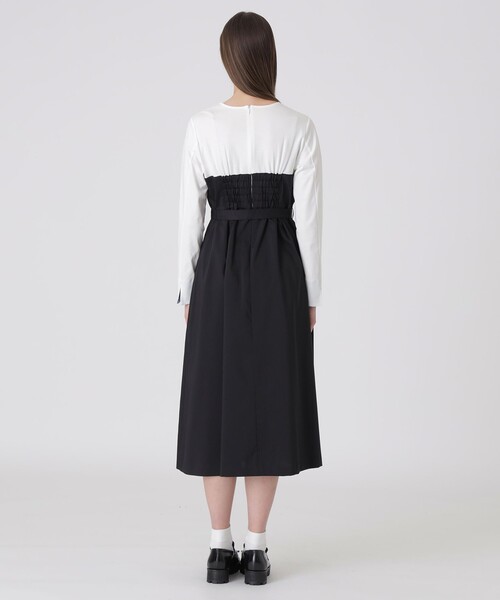 ブルーレーベルクレストブリッジ　プレーンストレッチビスチェドレスブラック38 BLUE LABEL CRESTBRIDGE（ブルーレーベルクレストブリッジ）の