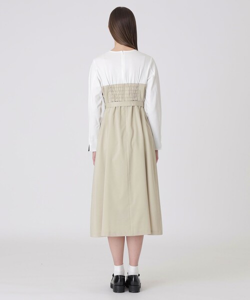 プレーンストレッチツイルビスチェドレス（ワンピース）｜BLUE LABEL