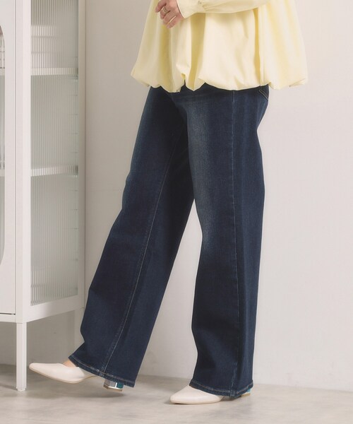 ITS'DEMO(イッツデモ)の「EDWIN C17 BASIC WIDE(デニムパンツ・レディース・ブルー/ネイビー・40/38/36)」の3枚目の写真