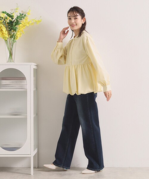 ITS'DEMO(イッツデモ)の「EDWIN C17 BASIC WIDE(デニムパンツ・レディース・ブルー/ネイビー・40/38/36)」の5枚目の写真