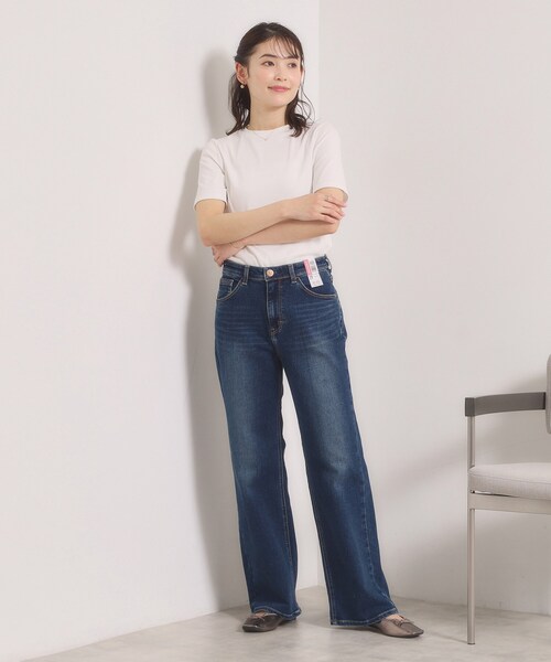 ITS'DEMO(イッツデモ)の「EDWIN C17 BASIC WIDE(デニムパンツ・レディース・ブルー/ネイビー・40/38/36)」の7枚目の写真
