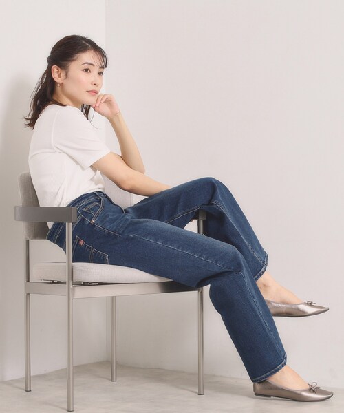 ITS'DEMO(イッツデモ)の「EDWIN C17 BASIC WIDE(デニムパンツ・レディース・ブルー/ネイビー・40/38/36)」の8枚目の写真