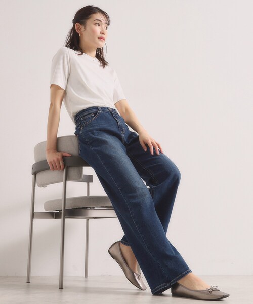 ITS'DEMO(イッツデモ)の「EDWIN C17 BASIC WIDE(デニムパンツ・レディース・ブルー/ネイビー・40/38/36)」の9枚目の写真