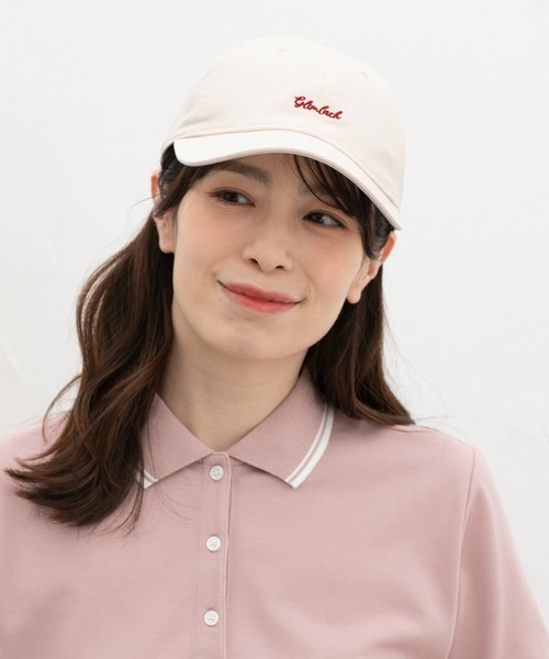 Honeys(ハニーズ)の「ロゴキャップ(キャップ・レディース・ベージュ/アイボリー/ブラック/ブルー系その他3/ホワイト×ブラウン/ピンク系その他2/レッド・FREE)」の9枚目の写真