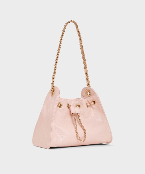 CHARLES & KEITH Duoドゥオキルトドローストリングバケットバッグ CHARLES & KEITH（チャールズ & キース）の「Duo ドゥオ キルトドロー