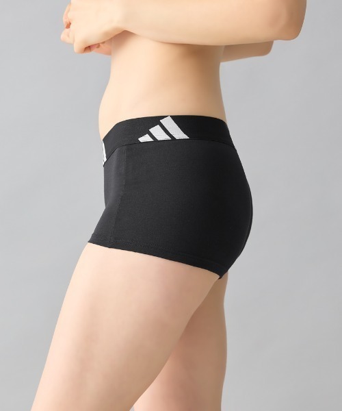 adidas（アディダス）の「adidas/アディダス ハーフショーツ 吸汗速乾（ショーツ・レディース・ブラック/杢グレー/ベージュ系その他・SMALL/MEDIUM/LARGE）」の11枚目の写真